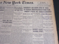 1924 MARCH 18 NEW YORK TIMES - DAUGHERTY AND BURNS CITED IN DEAL - NT 6826