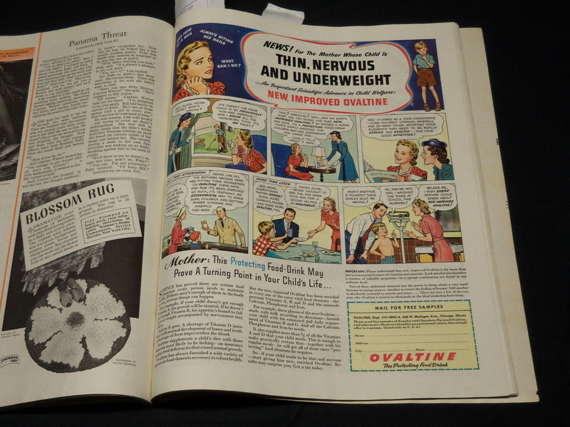 1941 APRIL WOMAN'S HOME COMPANION MAGAZINE - GREAT COVER & ADS - ST 4878M