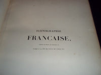 1840 ICONOGRAPHIE FRANCAISE BY DELPECH FRENCH VOLUME NO. 1 - ENGRAVINGS - Z 14
