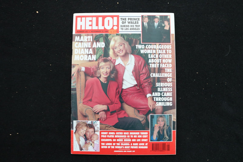 1994 NOVEMBER 12 HELLO! MAGAZINE - MARTI CAINE & DIANA MORAN COVER - E 25922