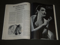1940 FEB ESQUIRE MAGAZINE - GEORGE PETTY ILLUSTRATION - COVER AND ADS - ST 5058