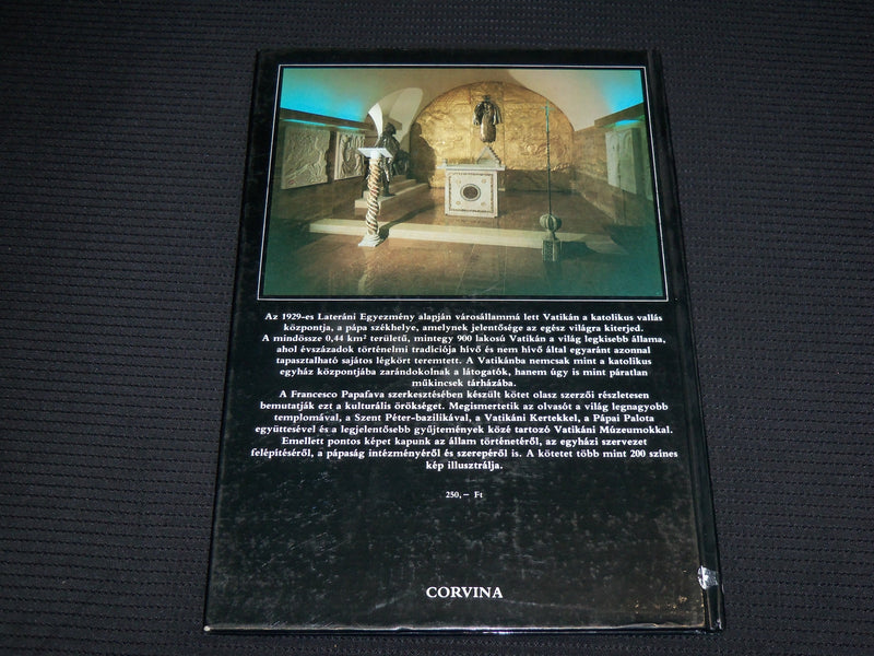 1989 A VATIKAN HARDCOVER BOOK BY FRANCESCO PAPAFAVA - HUNGARIAN - R 724M