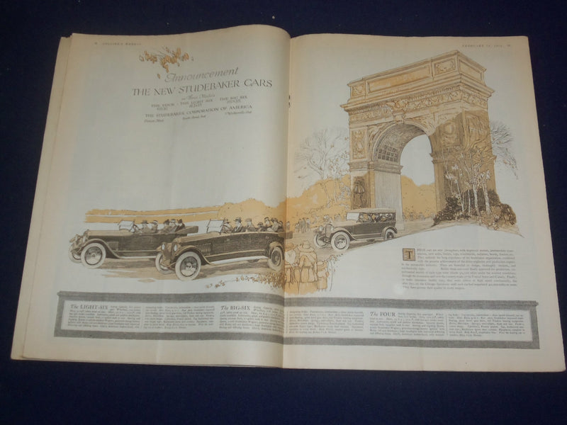 1918 FEBRUARY 16 COLLIER'S MAGAZINE - THE YANKS ARE COMING! - ST 6726