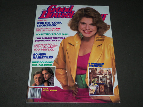 1988 AUGUST GOOD HOUSEKEEPING MAGAZINE - LINDA HAMILTON COVER - B 2767