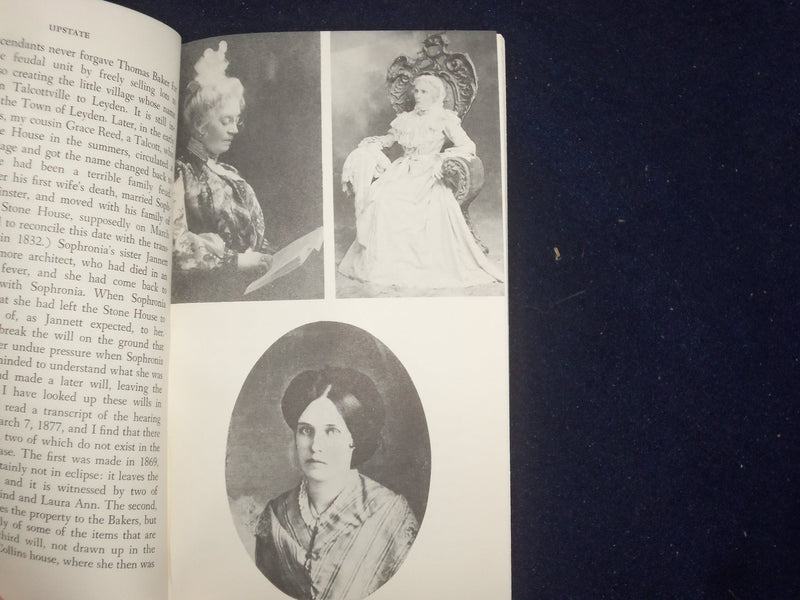 1971 UPSTATE NORTHERN NEW YORK HARDCOVER BOOK BY EDMUND WILSON - KD 8789