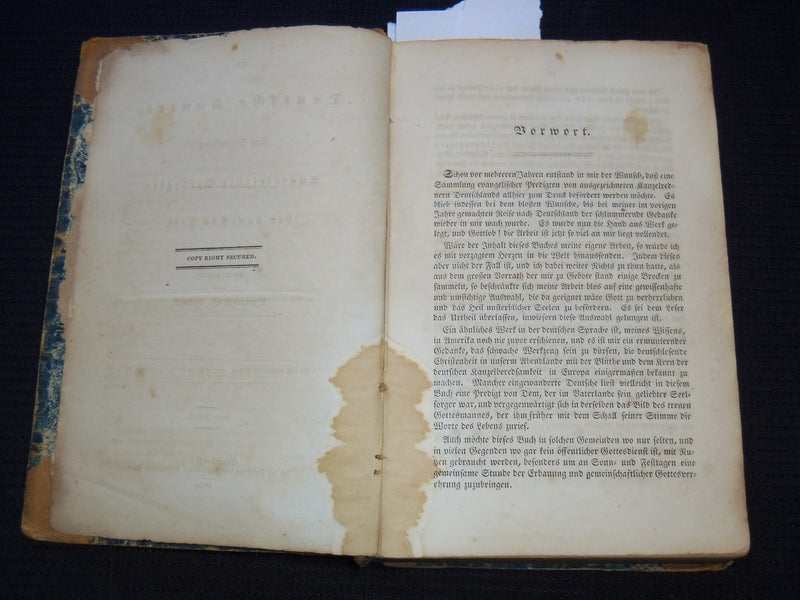 1845 DIE DEUTSCHE KANZEL GERMAN VOLUME - KD 7813