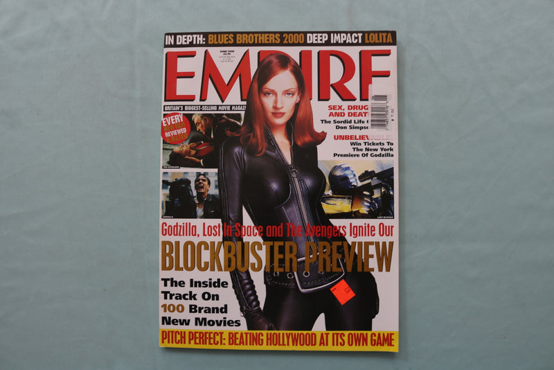 1998 JUNE EMPIRE MAGAZINE - UMA THURMAN COVER - E 19624