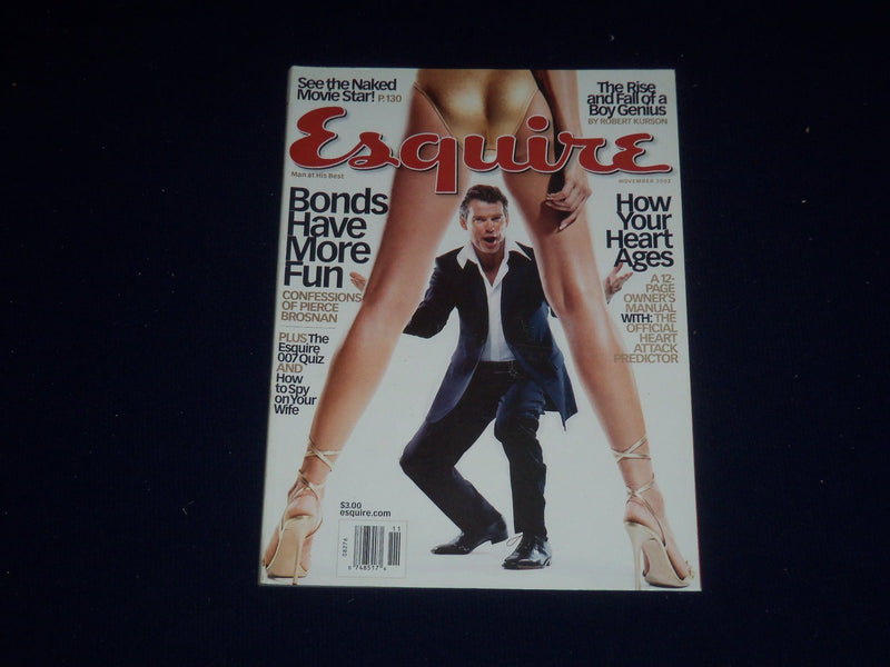 2002 NOVEMBER ESQUIRE MAGAZINE - PIERCE BROSNAN COVER - SP 5351