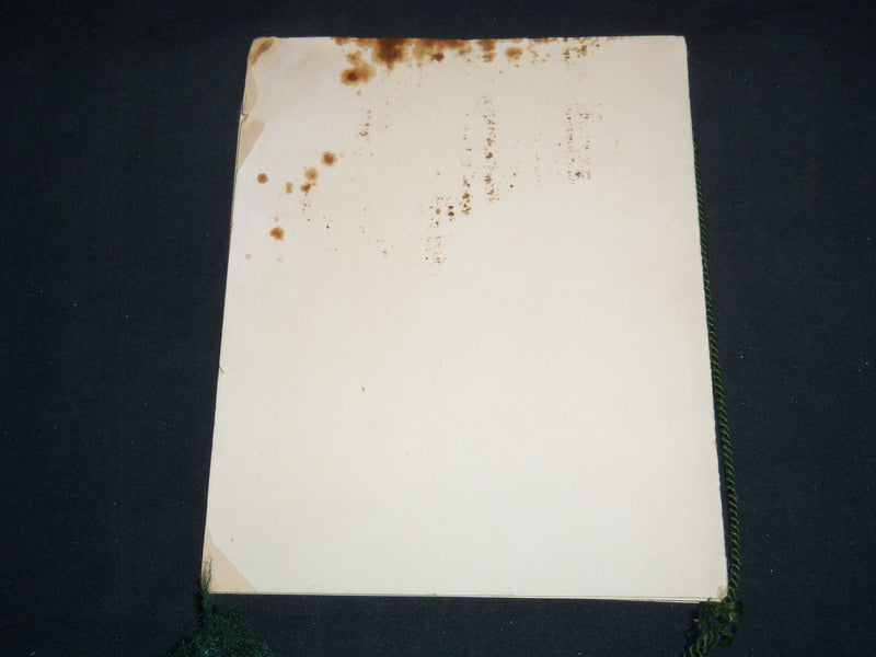 1914 ALFRED CRAMER PUBLIC SCHOOL FLAG RAISING BOOK - CAMDEN NEW JERSEY - J 8522