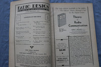 1931 FIRST RADIO DESIGN SOFTCOVER HANDBOOK - UNIVERSAL SUPER-WASP - K 321