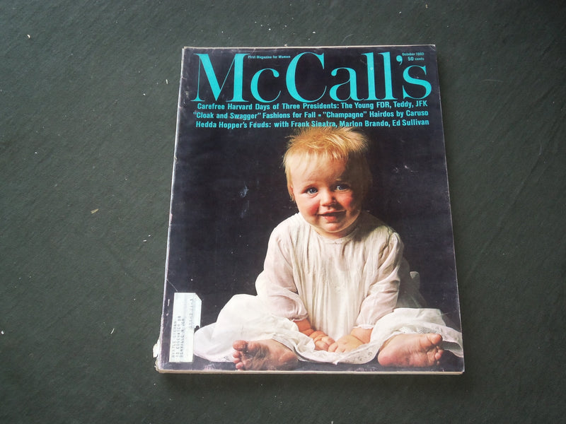 1962 OCTOBER MCCALL'S MAGAZINE - NICE COVER, STORIES & ADS - F 507