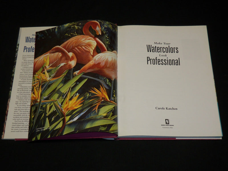 1995 MAKE YOUR WATERCOLORS LOOK PROFESSIONAL BOOK BY KATCHEN - PHOTOS - I 1937