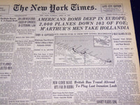 1944 APRIL 25 NEW YORK TIMES - M'ARTHUR'S MEN TAKE HOLLANDIA - NT 1637