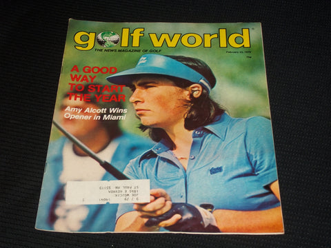 1979 FEBRUARY 23 GOLF WORLD MAGAZINE - LANNY WADKINS FRONT COVER - E 6622