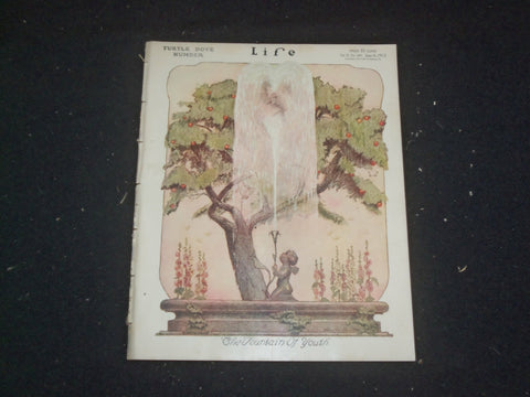 1912 JUNE 6 LIFE MAGAZINE - TURTLE DOVE NUMBER - THE FOUNTAIN OF YOUTH - ST 6480