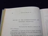 1901 37TH ANNUAL REPORT OF THE BOSTON CITY HOSPITAL BOOK MASSACHUSETTS - KD 727C