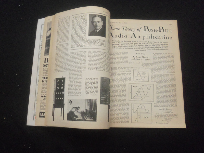 1931 MARCH RADIO NEWS MAGAZINE - HOW TO BUILD THE MIGHTY MITE - B 433G
