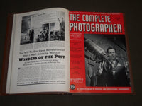 1942 THE COMPLETE PHOTOGRAPHER MAGAZINE BOUND VOLUME - ISSUES #25-30 - KD 4920