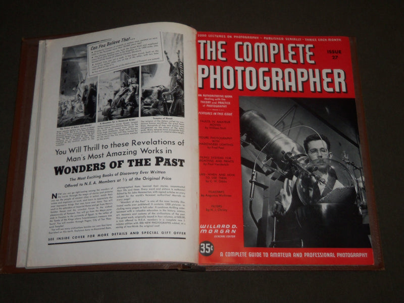 1942 THE COMPLETE PHOTOGRAPHER MAGAZINE BOUND VOLUME - ISSUES #25-30 - KD 4920