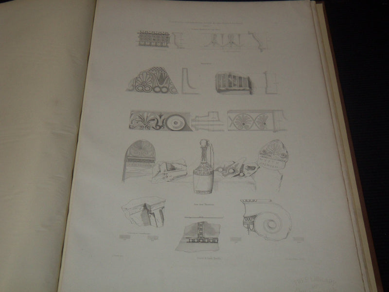 1880 CONSTRUCTURE UND POLYCHROME DETAILS DER GRIECHISCHEN BAUKUNST - Z 260