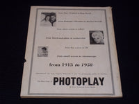 1958 ANNUAL PHOTOPLAY MAGAZINE - NATALIE WOOD PAT BOONE FRONT COVER - E 16658