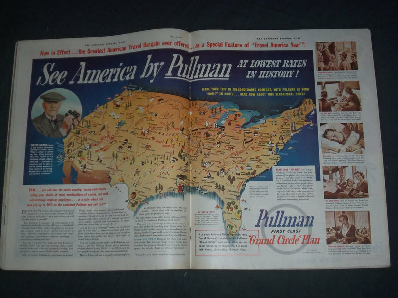 1940 MAY 18 THE SATURDAY EVENING POST MAGAZINE -NORMAN ROCKWELL COVER - SP 2474V