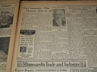 1939 SEPTEMBER 25 MINNEAPOLIS MORNING TRIBUNE - FRENCH HALT NAZIS - NT 9541