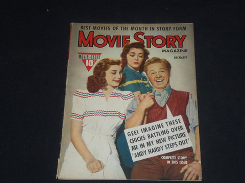 1949 DEC MOVIE STORY MAGAZINE - MICKEY ROONEY, ESTHER WILLIAMS COVER - SP 4455
