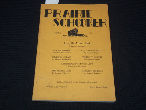 1939 SPRING PRARIE SCHOONER QUARTERLY MAGAZINE - FRANCES EISENBERG - K 2106
