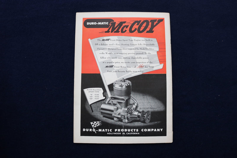 1950 JULY MODEL AIRPLANE NEWS MAGAZINE - CURTISS CONDOR COVER - E 11488