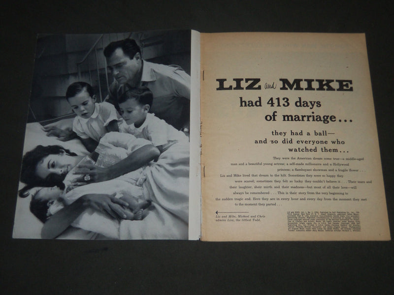 1958 LIZ AND MIKE MAGAZINE VOLUME 1 NO. 1 - NICE COVER - ST 4948