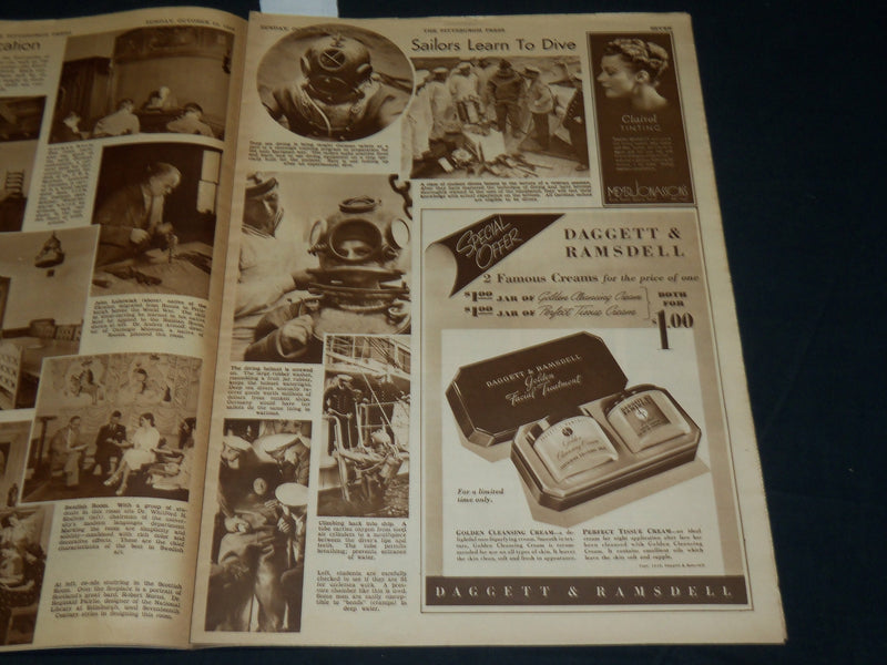 1938 OCT 23 THE PITTSBURGH PRESS SUNDAY ROTO SECTION - ANNA NEAGLE - NP 4554