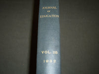 1932 JANUARY-DECEMBER JOURNAL OF EDUCATION BOUND VOLUME - R 885