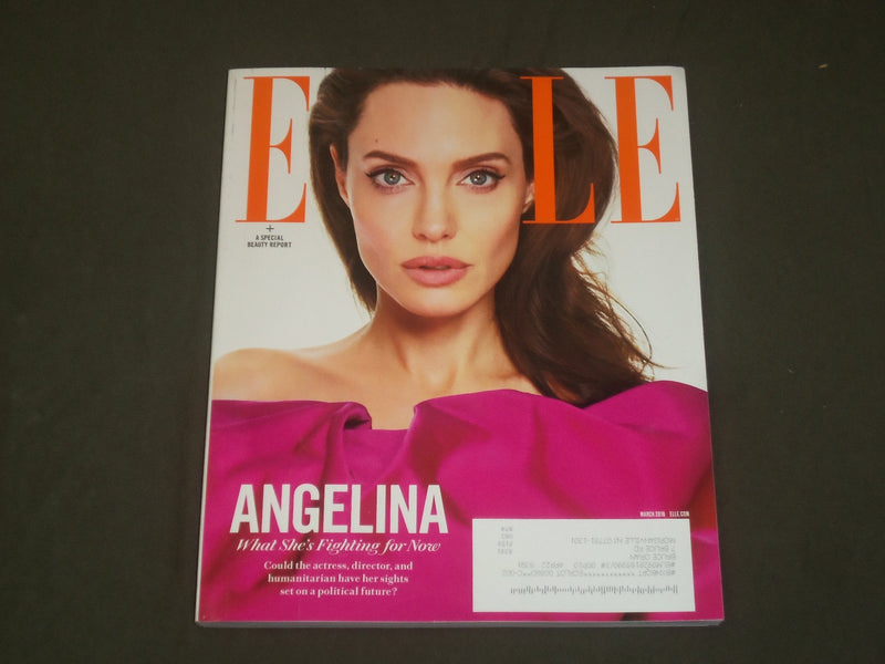 2018 MARCH ELLE MAGAZINE - ANGELINA JOLIE COVER - B 1837
