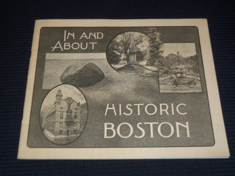 1930'S IN AND ABOUT HISTORIC BOSTON VIEW BOOK - GREAT PHOTOS - J 7921