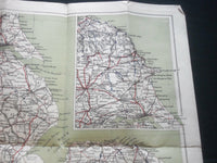 1920'S SAFETY OR GRADED ROAD MAP OF ENGLAND BOOK - LARGE SCALE EDITION - J 3938
