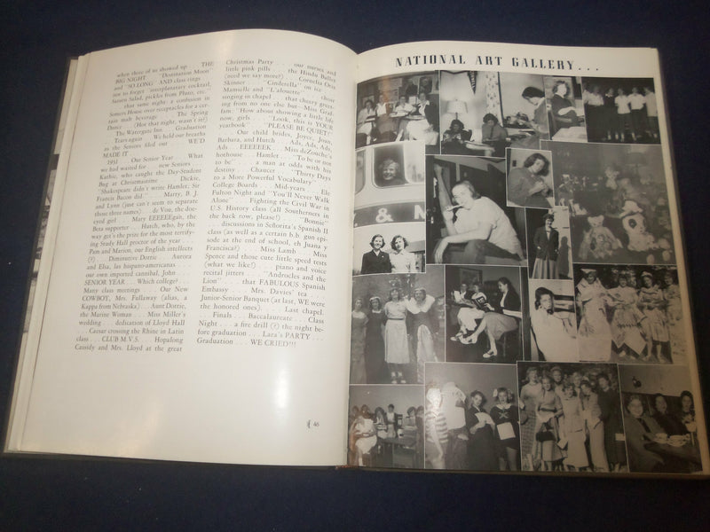 1952 THE CUPOLA MOUNT VERNON SEMINARY YEARBOOK - WASHINGTON, D.C. - YB 2338