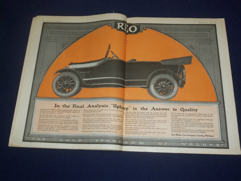 1918 MARCH 30 COLLIER'S MAGAZINE - THE SKY RAIDERS - ST 6729