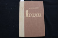 1955 A PASSAGE TO INDIA HARDCOVER BOOK BY ADRIAN VAN SINDEREN - KD 9465