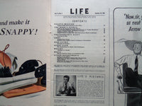 1943 JANUARY 25 LIFE MAGAZINE - EDDIE RICKENBACKER - L 323
