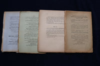 1918-1920 MATHEMATIKY A FYSIKY - CZECH TEXT - LOT OF 4 - O 3429