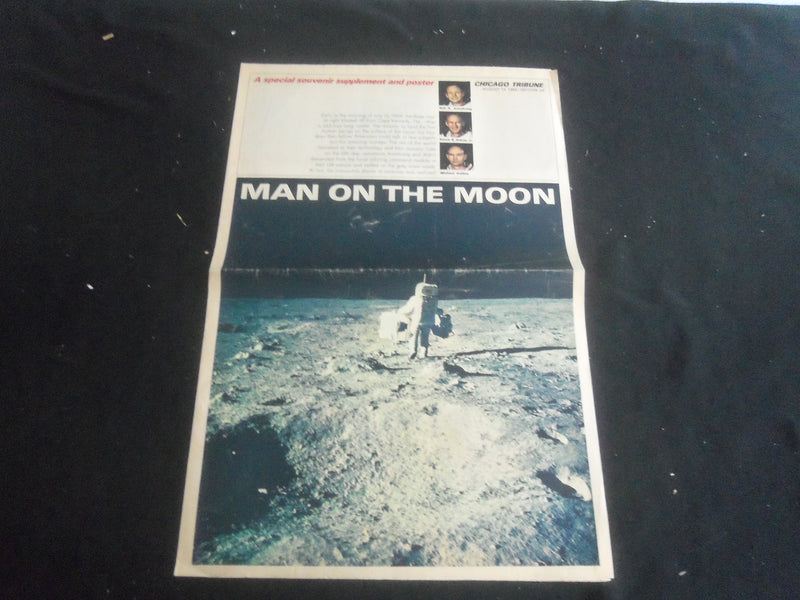 1969 AUGUST 13 CHICAGO TRIBUNE NEWSPAPER SUPPLEMENT - MAN ON THE MOON - NP 5864