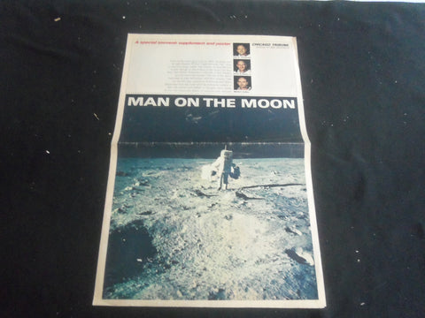 1969 AUGUST 13 CHICAGO TRIBUNE NEWSPAPER SUPPLEMENT - MAN ON THE MOON - NP 5864