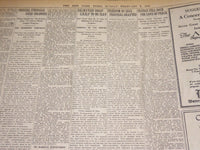 1919 FEBRUARY 2 NEW YORK TIMES - LEAGUE TO RULE BY ECONOMIC PRESSURE - NT 7957