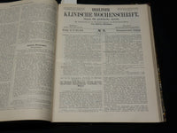 1910 JAN-JUN BERLINER KLINISCHE WOCHENSCHRIFT MAGAZINE BOUND VOLUME - KD 3644C