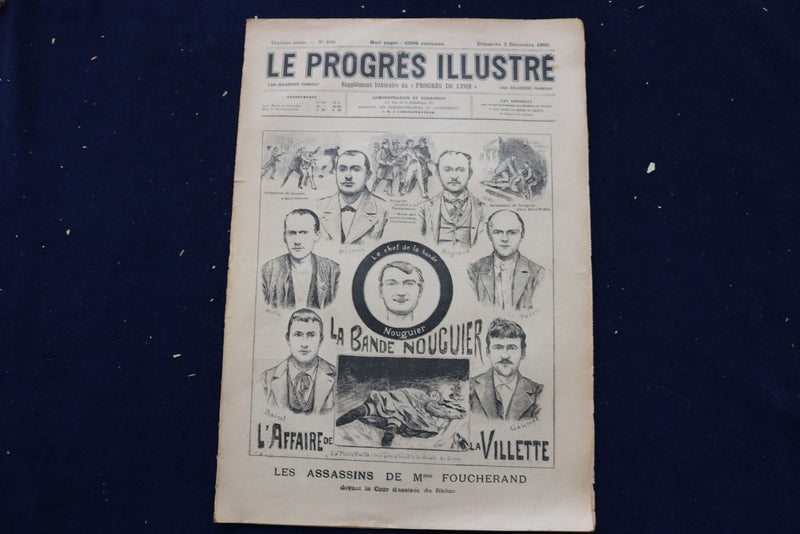 1892-1904 LE PROGRES ILLUSTRE MAGAZINE - FRENCH - LOT OF 23 - O 3659