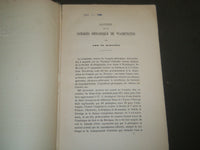 1892 RAPPORT SUR LE CONGRES GEOLOGIQUE DE WASHINGTON BY EMM. DE MARGERIE- J 4968