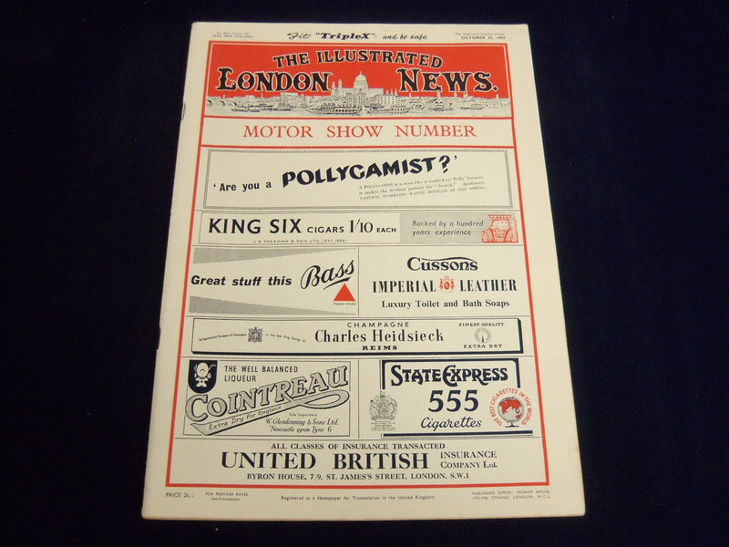 1962 OCTOBER 23 ILLUSTRATED LONDON NEWS MAGAZINE - QUEEN ELIZABETH - E 8123