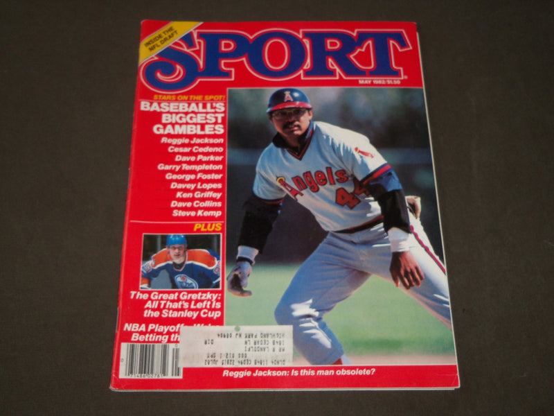 1982 MAY SPORT MAGAZINE - REGGIE JACKSON COVER - CW 301