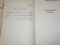 1942 THE COMING BATTLE OF GERMANY HARDCOVER BOOK BY WILLIAM B. ZIFF - KD 7537